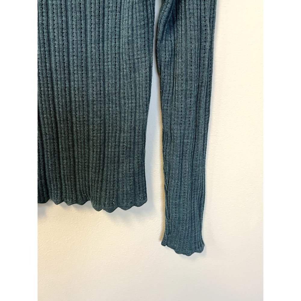J. Crew Merino Wool Ribbed Sweater - Picture 6 of 9